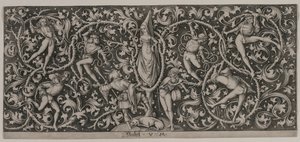 Ornamento com dança dos amantes. de Israhel van Meckenem