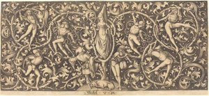 Ornamento com Morris Dancers, c. 14901500.