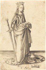 Santa Catarina de Israhel van Meckenem