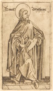 São Matias, c. 14701480. de Israhel van Meckenem