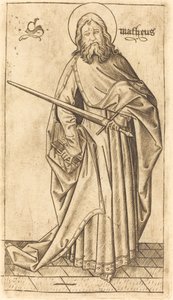 São Paulo ou São Mateus, c. 14701480. de Israhel van Meckenem