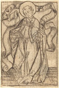 São Pedro, c. 1465. de Israhel van Meckenem