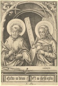 Santos Pedro e André de Israhel van Meckenem