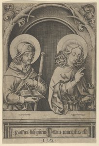 São Tiago Maior e São João, dos Apóstolos. de Israhel van Meckenem