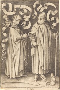 Os paroquianos, c. 14951503. de Israhel van Meckenem