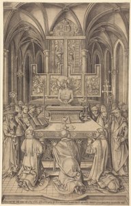 A Missa de São Gregório de Israhel van Meckenem