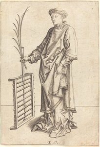 São Lourenço de Israhel van Meckenem after Martin Schongauer