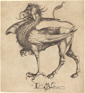 O Grifo de Israhel van Meckenem after Martin Schongauer