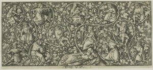 Ornamento com a Árvore de Jessé de Israhel van Meckenem the younger