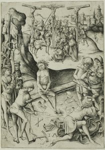A Crucificação de Israhel van Meckenem the younger