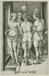As Quatro Bruxas de Israhel van Meckenem the younger
