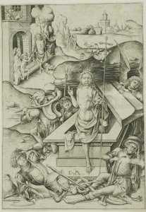 A Ressurreição de Israhel van Meckenem the younger
