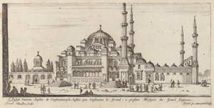 A Igreja de Santa Sofia em Constantinopla, construída por Constantino, o Grande; agora Mesquita do Grande Senhor de Israël Silvestre