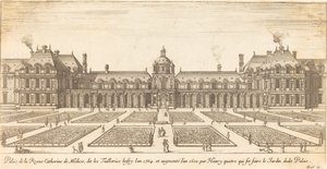 Palais de la Reyne Catherine de Medicis de Israël Silvestre