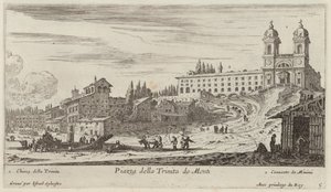 Praça da Trindade de Monti de Israël Silvestre
