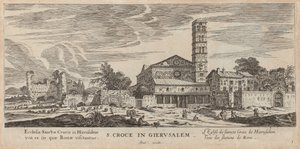 S. Croce em Jerusalém de Israël Silvestre