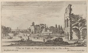 Veuë du Colisée du Temple du Soleil, et de l