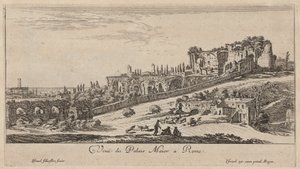 Veuë du Palais Maior a Rome de Israël Silvestre