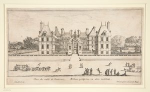 Vista de Chateau Liencourt: O Tribunal de Previdência de Israël Silvestre