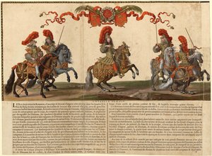 Grande Cavalgada Dada em Paris em 1662, 1670.