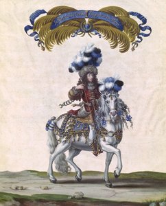 O Príncipe de Conde como o Imperador da Turquia, parte do Carrossel Dado por Luís XIV (1638-1715) em Frente às Tulherias, 5 de junho de 1662