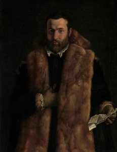 Retrato de um homem com um casaco de pele, ca. 1540.