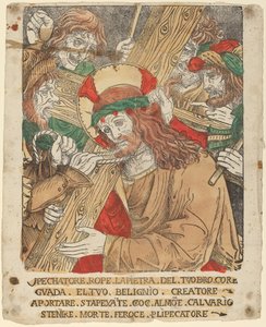 Cristo carregando a cruz de Italian 16th Century