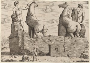 dos Cavaleiros, no Quirinal, no verso