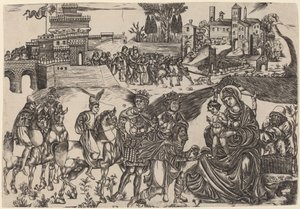 A adoração dos magos de Italian 16th Century