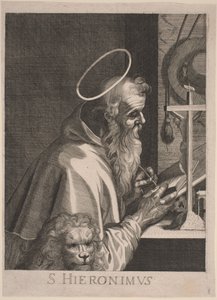 São Jerônimo de Italian 17th Century, after Aegidius Sadeler II