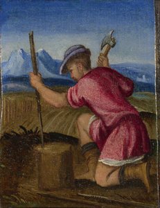 Os trabalhos dos meses: fevereiro, c. 1580