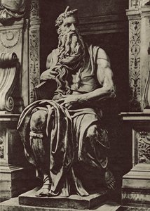 Igreja de S Pietro in Vincoli, Moisés de Michael Angelo de Italian Photographer