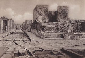 Empio Della Fortuna, Templo da Fortuna (foto a p/b) de Italian Photographer