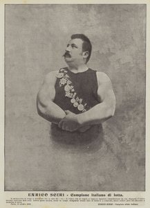 Enrico Scuri, campeão italiano de luta