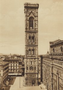 Firenze / Florença: Catedral, A Torre do Sino, Giotto (foto a p/b) de Italian Photographer