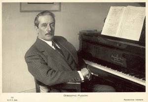 Giacomo Puccini (foto a p/b) de Italian Photographer
