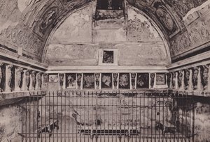 Interno Dei Bagni Del Foro, Interior das Banheiras do Fórum (foto a p/b) de Italian Photographer