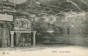 Prisão de Mamertine, Roma (foto a p/b) de Italian Photographer