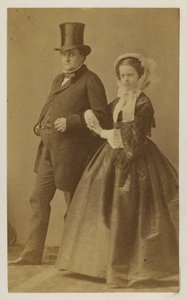 Maria Pia de Sabóia, filha do Rei Victor Emmanuel II de Itália e Rainha Consorte do Rei Luís I de Portugal (foto a p/b) de Italian Photographer
