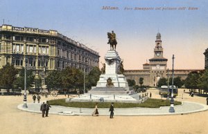Milão, Itália, Foro Bonaparte, Palazzo Dell Eden de Italian Photographer