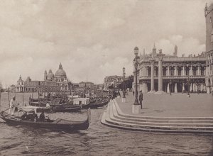 Molo, de Riva Degli Schiavoni (foto a p/b) de Italian Photographer