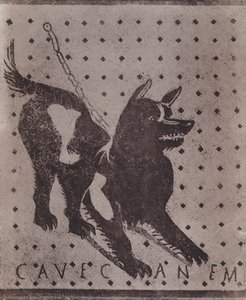 Mosaico, Cave Canem, Mosaico, Cave Canem (foto a p/b) de Italian Photographer