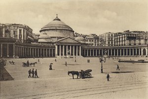 Nápoles: Igreja S. Francesco Di Paola (foto a p/b) de Italian Photographer