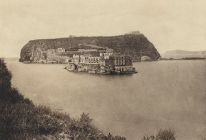 Nápoles: Ilha de Nisida (foto a p/b) de Italian Photographer