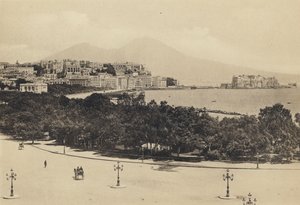 Nápoles: Panorama Visto Da Mergellina (foto a p/b) de Italian Photographer