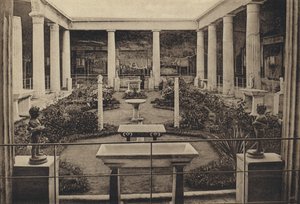 Nápoles: Pompeia, Casa de Vetti (foto a p/b) de Italian Photographer