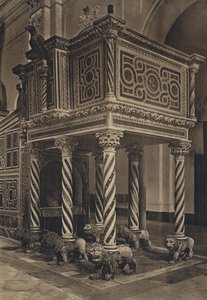 Nápoles: Ravello, Duomo, Pulpit (foto a p/b) de Italian Photographer