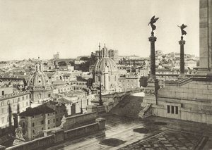 Panorama do monumento a Victor Emanuel de Italian Photographer