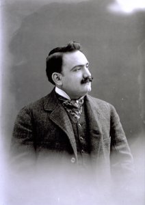 Retrato de Enrico Caruso, c.1900 de Italian Photographer