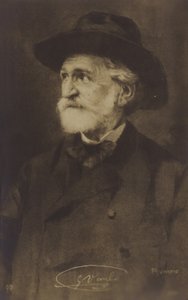 Retrato de Giuseppe Verdi de Italian Photographer